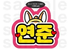 ヨンジュン TXT うちわ文字 ネームボード ぷっくり トゥバ