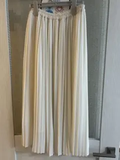 Comme ça Mature アイボリー プリーツスカート F