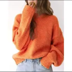 【新品】【Ungrid】アングリット カラーモヘア混ルーズニット