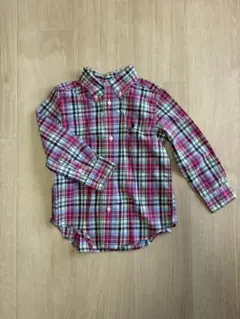 Ralph Lauren チェック柄 長袖シャツ 3T