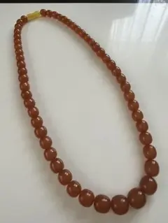 琥珀 ネックレス