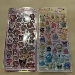 【正規品】　サンリオ　うるちゅるポップシール　日焼け　2シートセット