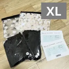 BELLE SLENDER ダブルホック XL ３枚セット ブラック