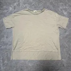 earth music&ecology ベージュ 半袖Tシャツ g16