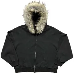 ファー付きブラックパーカー y2k archive nanj 2025年最新】ファーパーカー 平成の人気アイテム - メルカリ