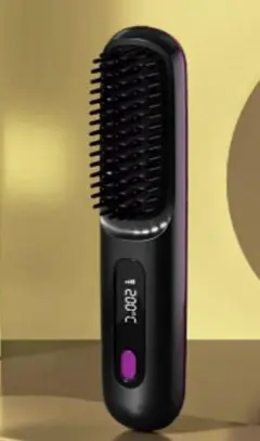ブラシ型ヘアアイロン 　　コードレス