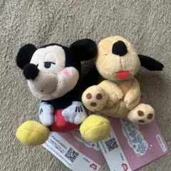 ディズニー　むにゃすやマスコット　セット