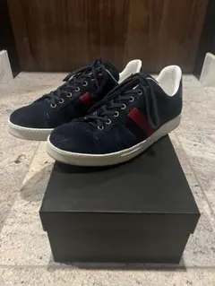 超美品 GUCCI シェリーライン スニーカー サイズ42.5 27.5cm