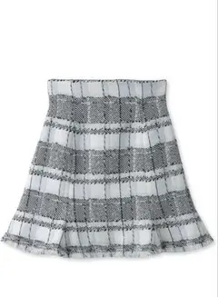 スナイデル　ツイードミニフレアースカート