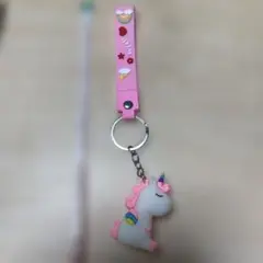 キーホルダーストラップ　ユニコーン