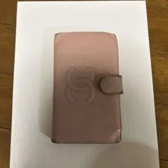CHANEL 二つ折り財布 ピンク ココマークのサムネイル