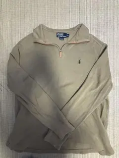 Polo by Ralph Lauren ハーフジップ ニット ベージュ Mのサムネイル