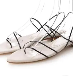 エスペランサ細線ストラップトングフラットサンダルL