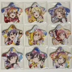 ラブライブ　星形缶バッジ　SDS