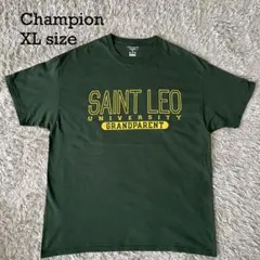 Champion セントレオ大学 カレッジロゴ Tシャツ XL ダークグリーンのサムネイル