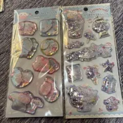 サンリオ　シナモロール　ウォーターシール　キラキラカプセルシール