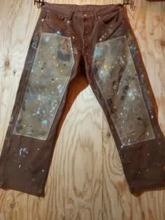 リーバイス501 90s ダブルニー リメイクジーンズ levis ワークパンツ