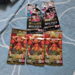 新品未開封ワンピースカード5パック