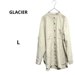 グラシア シャツ ブラウス 羽織り 綺麗め ジャケット ナチュラル シンプル L