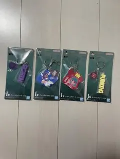 ワンピース　一番くじ　チャームアソート4種セット