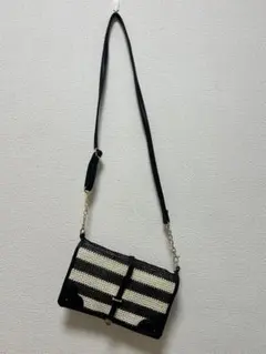 grove ストライプデザイン ショルダーバッグ