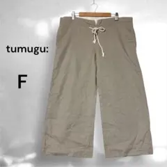 tumugu ツムグ ハーフパンツ F 綿 レーヨン