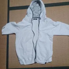 半袖　ジャケット　上着　メンズ　LL　ホワイト　フード有り