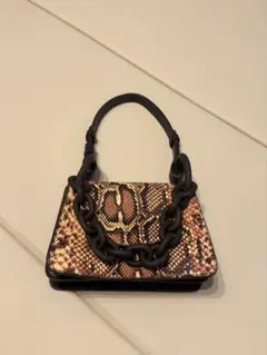 【CHARLES & KEITH】 チャンキーチェーンリンクショルダーバッグ