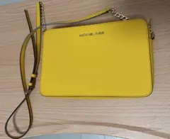 MICHAEL KORS イエロー ショルダーバッグ