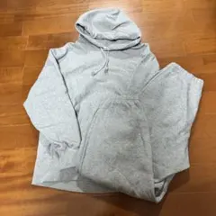GU ヘビーウェイト スウェットパーカー セット 上Lサイズ 下Mサイズ グレー