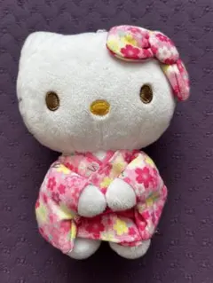 ハローキティ 着物 サンリオ ぬいぐるみ 平成レトロ ②