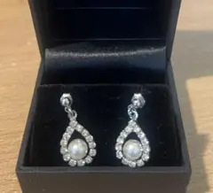 パールドロップピアス