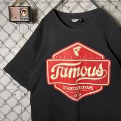 フェイマス スターズ アンド ストラップス Tシャツ ロゴプリント ストリートのサムネイル