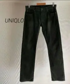 UNIQLO ユニクロ コーディロイパンツ 細畝 ブラック 70cm