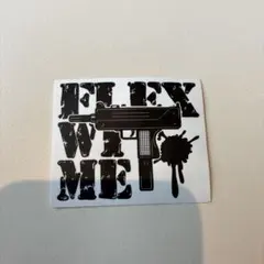 FLEX WITH ME ステッカー