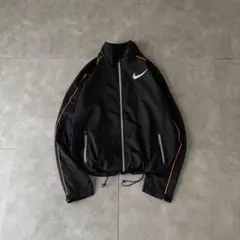 archive NIKE トラックジャケット ナイロン ドローコード 短丈