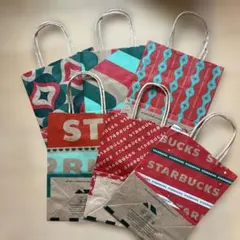 Starbucks ショップ袋 8枚セット ホリデー限定 （クリスマス） - メルカリ