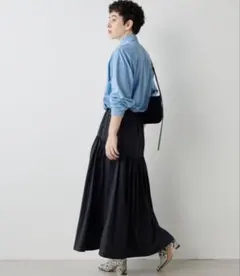 Whim Gazetteウィム ガゼット ミリタリースカート 38 カーキ - メルカリ