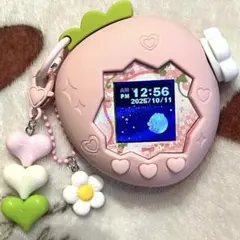 たまごっちパラダイス シリコンケース シリコンカバー いちご ピンク 苺