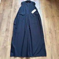 新品　PLAIN PEOPLE 定価¥3万6300円　オールインワン　ネイビー