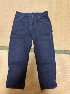 UNIQLO　HARD JEANS ダークブルー ストレートデニムパンツ