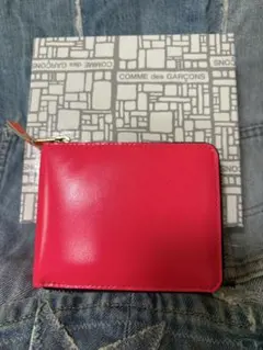 COMME des GARCONS蛍光ピンク財布未使用のサムネイル