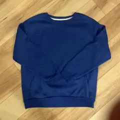 SHEIN 裏起毛ロイヤルブルートレーナー