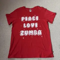 お値下げしました！ZUMBA正規品！　レッド Tシャツ