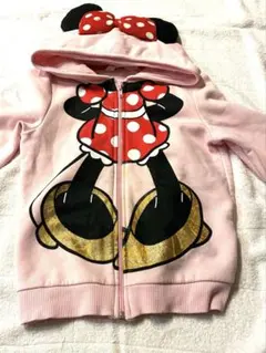 H&M ミニーマウス パーカー 130 ピンク