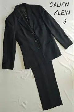 CALVIN KLEIN　パンツスーツ　ブラック　カルバンクライン