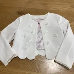 Mezzo Piano フラワーモチーフジャケット 120