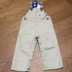 Lee Buddy Lee ベージュオーバーオール 90cm