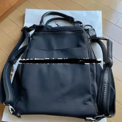 earレザー&ウェットスーツリュック防犯クリップ付き多機能