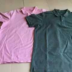 UNIQLO XL ポロシャツ 2枚セット ピンク グレー